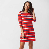 Regatta Womens Harlee Coolweave Cotton Striped Summer Dress